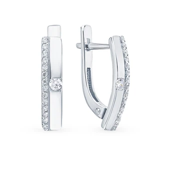 Silver earrings with cubic zirconia sunlight sample 925
Silver earrings with cubic zirconia sunlight sample 925
