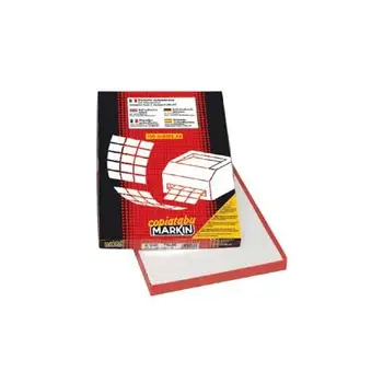 Adhesive label c / 547 white 100fg a4 105x25mm (24et / fg) markinMARKIN6.8
Adhesive label c / 547 white 100fg a4 105x25mm (24et / fg) markinMARKIN6.8