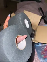 De corte de rollo aderezo collar de peluquería accesorio de cuello que 1 rollo desechables salón de peluquería papel para cuello