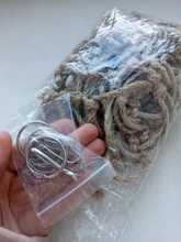 Toy Rope Ladder Hanging-Rope-Stand Swing Bird Climbing-Net Parrot Play Chew with Buckles