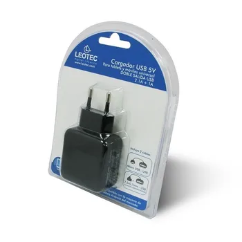 Wall Charger leotec lectab2usb-for tablet and smartphone mobile-2xusb (1x2.1a/1x1a) -Includes cord connector 2.5x0.7mm +
Wall Charger leotec lectab2usb-for tablet and smartphone mobile-2xusb (1x2.1a/1x1a) -Includes cord connector 2.5x0.7mm +