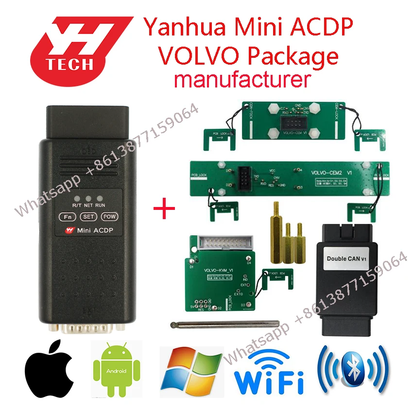 Lastest! Yanhua ACDP module 12 for VOLVO adding 5 buttons / 6 buttons remote smart key and all-key-lost ACDP set for VOLVO
Lastest! Yanhua ACDP module 12 for VOLVO adding 5 buttons / 6 buttons remote smart key and all-key-lost ACDP set for VOLVO