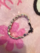 Anslow-pulsera de cristal rosa y azul para mujer, nuevo diseño hecho a mano, cuerda de envoltura, cuentas, regalo, joyería para mujer, LOW0735LB