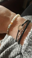 Mini pulsera de energía de 4mm para hombre y mujer, cuentas de piedra Natural, pulsera curativa de Yoga, joyería