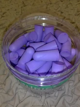 TISHRIC-tapones para los oídos con esponja de PU, protectores para los oídos con reducción de ruido de 35,5 dB, para dormir, 30/60 pares