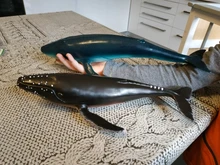 Figura de acción de vida marítima océano de gran tamaño, juguetes de modelo Animal para niños, colección de figuras de ballena, juguetes educativos