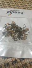Protectores de alambre para fabricación de joyas, accesorios de forma de U, 100 unids/lote, 4x4mm