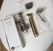 Cortadora de pelo T9 para hombre y Máquina para cortar Cabello, maquinilla eléctrica para cortar el pelo, Barbero, profesional, con USB, 0mm, 2021