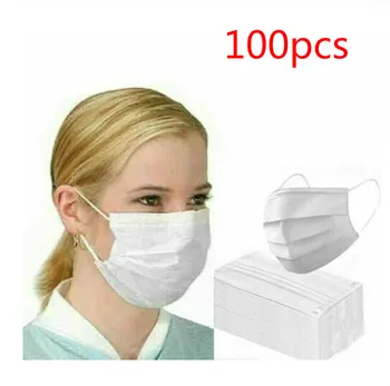100PCS Disposable Protective Face Mask Filter 3-Ply Ear Loop Anti-Dust Face Mouth Masks Wholesale
100PCS Disposable Protective Face Mask Filter 3-Ply Ear Loop Anti-Dust Face Mouth Masks Wholesale