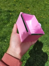 Recipiente de alimentación para mascotas, jaula de plástico rectangular, alimentador de agua para alimentos para conejos, gatos, D30 20