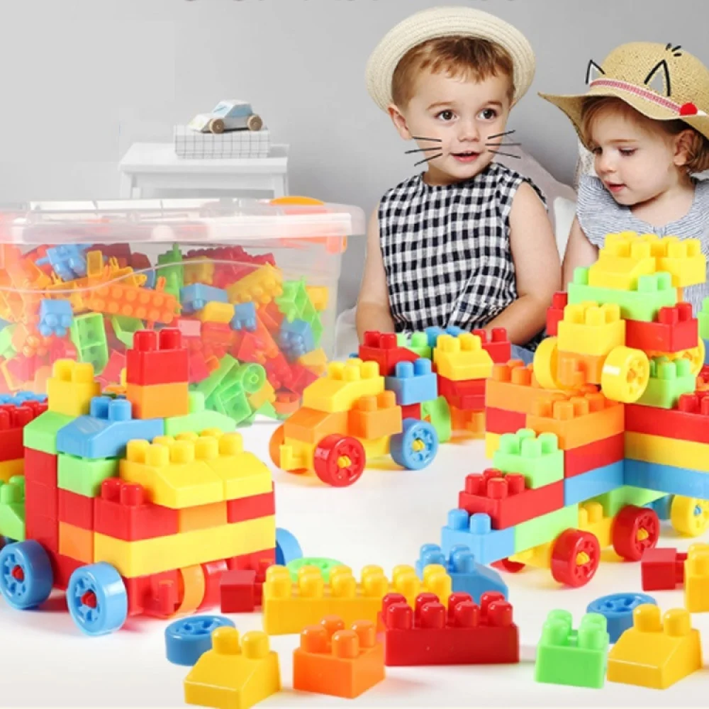 DIY Large Particles Building Blocks For Children Splicing Firmly Anti Swallowing Parent-Child Interaction Safe Material Kid Toys
DIY Large Particles Building Blocks For Children Splicing Firmly Anti Swallowing Parent-Child Interaction Safe Material Kid Toys