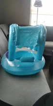 Cojín de asiento inflable para niños, sombrilla, asiento de juego de piscina al aire libre, protector solar, asiento flotante en agua, juguetes inflables