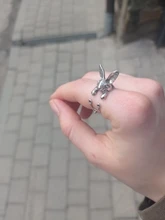 Ajustable QIAMNI Vintage Hippie Chic conejo hecho a mano conejo Animal nudillos anillos para las mujeres dije para chicas regalo de joyería de moda