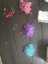 Juego de bandas de goma para manualidades para niños, 1800 Uds., pulsera de silicona, bandas de goma elásticas tejidas, juguetes para niños, regalos de navidad 2020