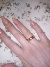 SHOUMAN-anillos de acero inoxidable con cristal para hombre y mujer, Color dorado, para boda, abalorio de nombre personalizado, regalo