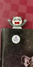 Marcapáginas con dibujos de Panda y Shiba Inu, Material de PVC, en estéreo 3D, Material escolar, Material de papelería, 1 unidad