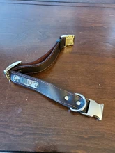 Pet-Id-Tags Collar Free-Engraved Customized Genuine-Leather Puppy-Nameplate Dog Adjustable