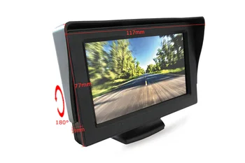TFT LCD Monitor 4,3 ''Slim 160 degree adjustable dual Video input for reverse camera
TFT LCD Monitor 4,3 ''Slim 160 degree adjustable dual Video input for reverse camera