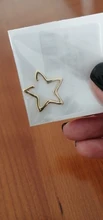 Pendiente de cartílago falso para mujeres, pendientes de Clip de estrella, Color dorado, sin Piercing, 1 Uds., 2020