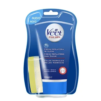 Veet In-Shower Hair Removal Cream for Men, Normal Skin 150 ML 
Veet In-Shower Hair Removal Cream for Men, Normal Skin 150 ML
