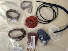 Cordón de algodón encerado para fabricación de joyas, correa de cuerda de 0,5/0,8/1,0/1,2/1,5/2,0/2,5/3,0mm, color negro, marrón y blanco, 10 m/lote