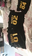 Ropa a juego para la familia, Camiseta de algodón con aspecto familiar, camisetas con estampado de letras divertidas de papá mamá chico y bebé, Tops con números para verano