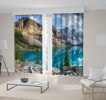 Curtain Moraine Lake with Rocky Mountains Panorama in Banff Canada Scenic View Gray Blue Green
Curtain Moraine Lake with Rocky Mountains Panorama in Banff Canada Scenic View Gray Blue Green