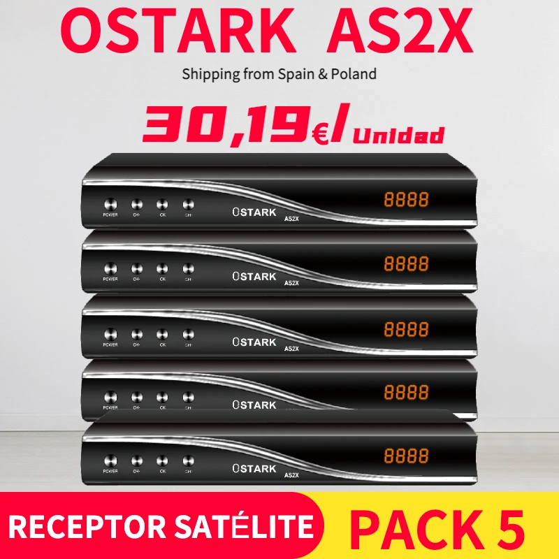 Спутниковый ресивер oстарк AS2X dvb s2/s2x rj45 Full HD 1080P по низкой цене | Электроника