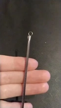 Comedone-utensilio para quitar espinillas y granos, agujas de acero inoxidable para quitar espinillas y granos, cuidado de la piel facial, limpiador de poros, color plateado, 1 Uds.