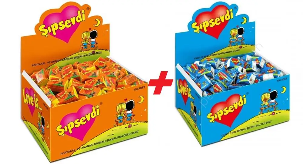 LOVE IS BUBBLE CHEWING GUM STRAWBERRY BANANA,PINEAPPLE ORANGE VALENTINE GIFT 2 BOX
LOVE IS BUBBLE CHEWING GUM STRAWBERRY BANANA,PINEAPPLE ORANGE VALENTINE GIFT 2 BOX