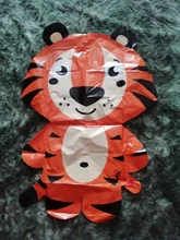 Globos de papel de aluminio con dibujos de animales para niños, Globos de aire de ardilla, zorro, decoraciones para fiesta de cumpleaños, juguetes inflables de erizo