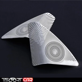 Stainless Steel Car Door Audio Speaker sequins Cover Trim sticker for Mer-cedes Ben-z C-Class C180 C200 W205 styling 2015-2018 
Stainless Steel Car Door Audio Speaker sequins Cover Trim sticker for Mer-cedes Ben-z C-Class C180 C200 W205 styling 2015-2018