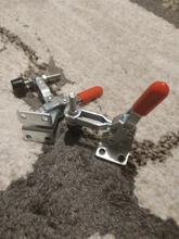 Abrazaderas de palanca de liberación rápida Horizontal para carpintería, GH-201A, 27kg, GH101A50Kg, 1 Uds.