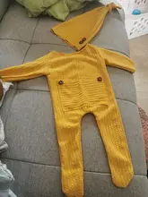 Conjunto de ropa de utilería para recién nacidos, Pelele con pies y botones, 2 uds.