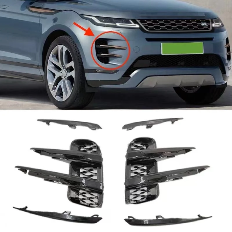 Pair of Front Bumper Side Grille Molding Trim For Land Rover Range Rover Evoque 2019-2021 Gloss Black
Pair of Front Bumper Side Grille Molding Trim For Land Rover Range Rover Evoque 2019-2021 Gloss Black