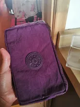 Bolso de mano con 3 cremalleras para mujer, Cartera de marca de carteras, monedero para llaves y tarjetas, monedero corto de lona para mujer y Niña