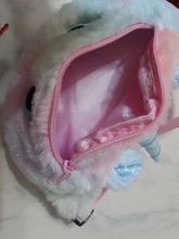 Riñonera de unicornio para mujer, Cangurera de felpa con dibujos animados, bolso de pecho para teléfono de viaje a la moda, 2020