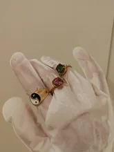 Anillo de estilo chino para hombre, joyería al por mayor, taoísta, Bagua, Yin, Yang, Tai Chi