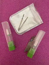 Juego de brocas de diamante para uñas, fresas de cerámica de carburo, accesorios de herramientas de manicura, 10 Uds.
