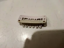 Alegría y belleza 40 unids/lote U rubia/marrón/Negro/plata/luz marrón Snap Clip para el cabello Peluca de extensión de 32mm