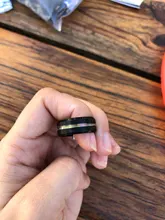 Letdiffery-anillos con surcos Negro Azul, anillos de acero inoxidable Midi para hombre, Charm, joyería para hombre, Dropshipping, gran oferta