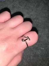 A-Z Unisex de Color dorado y plateado, 26 letras iniciales, anillos con nombre para hombre y mujer, sortijas creativas de aleación geométricas, joyería al por mayor