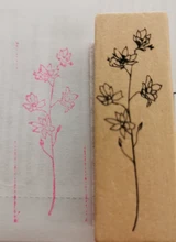Serie de colección Vintage de hierba de flores, sello artesanal, madera para sellos de goma álbum de recortes, papelería, sello para álbum de recortes