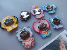 Nueva Kpop coreano Bangtan niños de dibujos animados Koala tela broches para las mujeres de arte vestidos de ropa con gorro decorar Pin 3,3 CM
