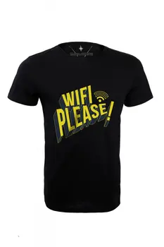 Angemiel Wear WIFI Please Cotton Black Male T-Shirt
Angemiel Wear WIFI Please Cotton Black Male T-Shirt