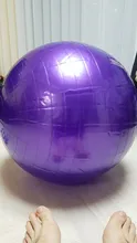 Para hacer ejercicios PVC bolas Bola de Yoga gruesa a prueba de explosión ejercicio gimnasio en casa equipo Pilates equilibrio bola 45cm/55cm/65cm/75cm/85cm