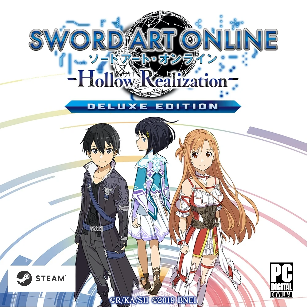 Sword Art Online: Hollow Realization - Deluxe Edition gaming pc play key laptop computer mouse keyboard game pass monitor activation online digital