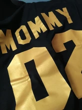 Ropa a juego para la familia, Camiseta de algodón con aspecto familiar, camisetas con estampado de letras divertidas de papá mamá chico y bebé, Tops con números para verano