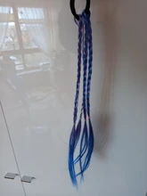 Cinta elástica de goma para el pelo para chico y niña, accesorios para el cabello, diadema para chico s, cuerda trenzada giratoria, regalo para niño, 1 Uds.