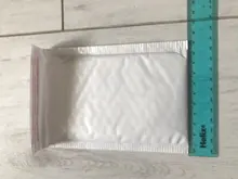 Lote de 50 unidades de bolsas tipo sobre de espuma blanca, sobres acolchados autosellados, sobres con bolsa de burbujas para correo, paquetes de envío